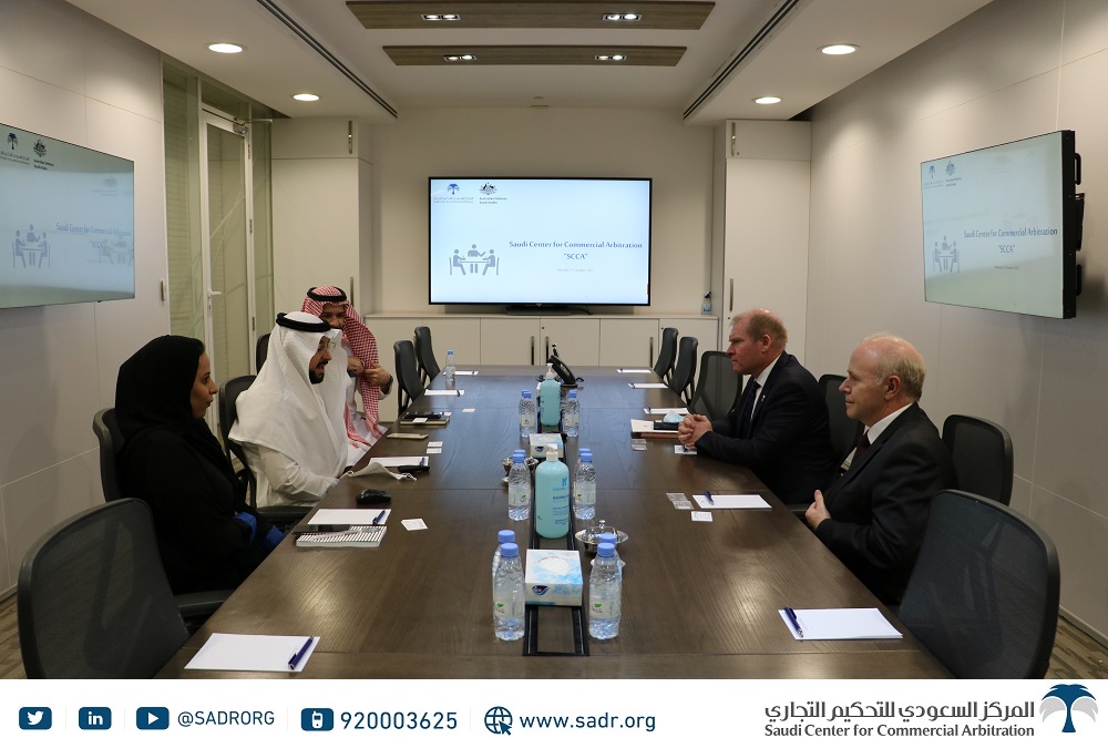 SCCA Discusses with Australian Ambassador Role of Institutional Arbitration in Furthering Saudi-Australian Businesses 